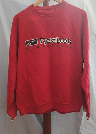 Світшот reebok чоловічий червоний розмір xl