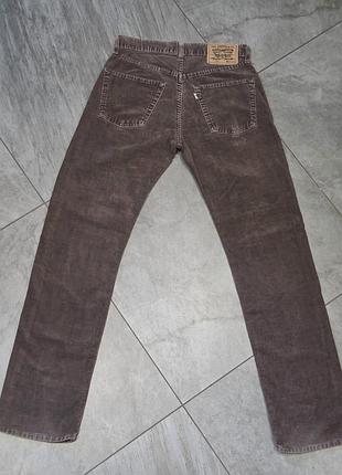 Вельветові джинси levi’s 551 (w28 l32)
