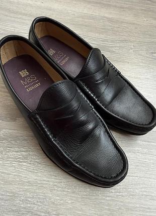 Шкіряні лофери m&s collection luxury