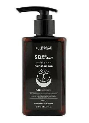 Новий 
триологічний шампунь проти лупи full force anti-dandruff purifying scalp 
150 мл
протизапальне, від лупи, очищення, пом'якшення, заспокоєння