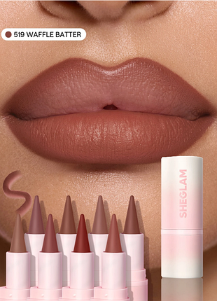 Олівець для губ sheglam define & fill triangle lip liner - 519 waffle batter (6369-519)