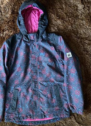 Куртка jack wolfskin texapore з принтом
