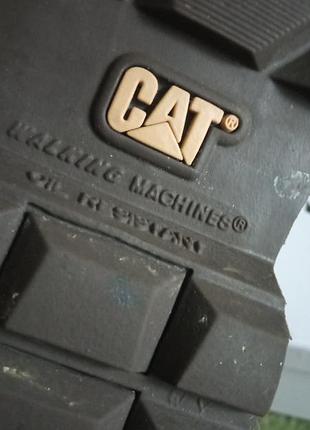 Зимові чоботи замша на платформі cat 10
