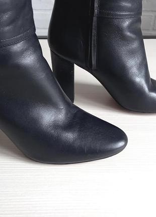 Кожаные высокие сапоги massimo dutti 2