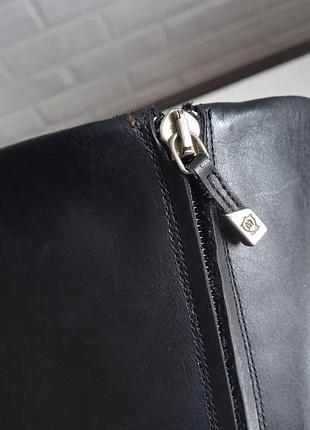 Кожаные высокие сапоги massimo dutti 6