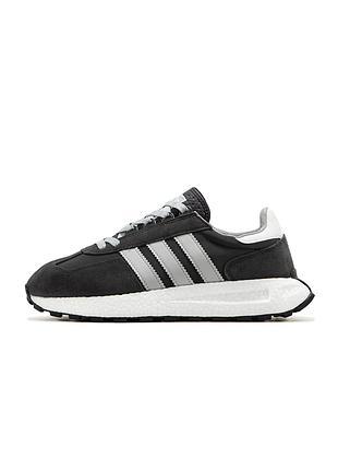 Мужские кроссовки adidas retropy e5 grey white logo