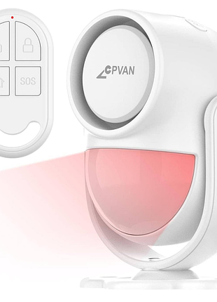 Сигнализация cpvan motion sensor alarm cp2 pro с громким датчиком движения 125 дб и пультом дистанционного управления, б/у без планки крепления
