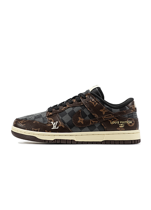 Мужские кроссовки nike sb dunk low x brown grey