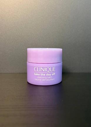 Clinique take the day off cleansing balm 15 мл — бальзам для зняття макіяжу, оригінал, мініатюра нова з набору