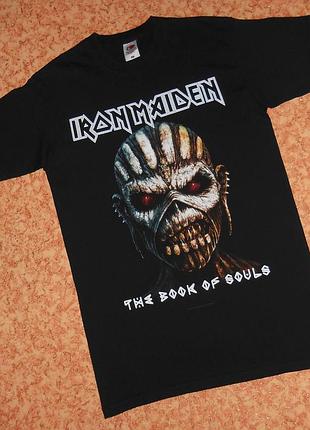 Футболка iron maiden/the book of souls/череп/рок мерч