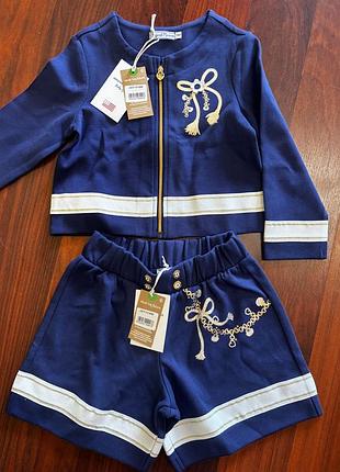 Костюм для дівчинки original marines, темно-синій, 92 см