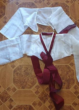 Білий айворі ханбок, корея, 3 предмета 10