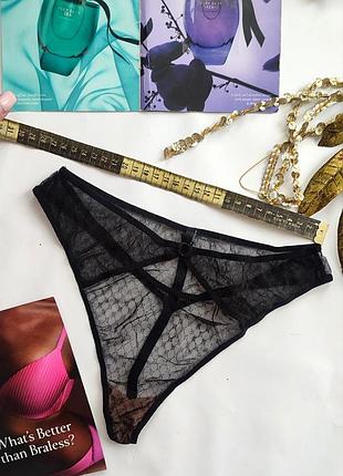 Трусики стринги сексуальные ажурные intimissi tezenis s m