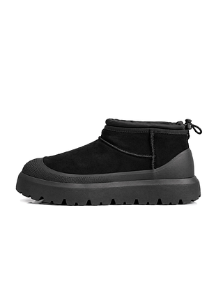 Угги ugg classic ultra mini weather hybrid full black