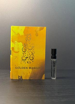 Khayali golden mango edp 2 мл — оригінальний семпл, манго, арабські парфуми унісекс пробник