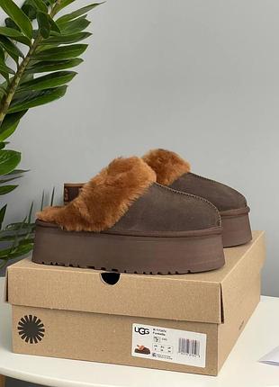 Ugg funkette slipper platform chocolate