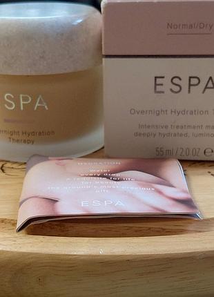 Маска для обличчя espa overnight hydration therapy, 55 мл