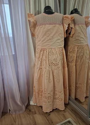 Ярусное котоновое платье 👗 прошва 2