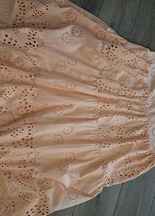 Ярусное котоновое платье 👗 прошва 5
