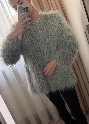 Шуба еколама h&m