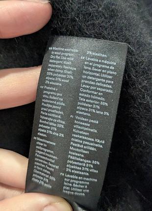 Черный свитер arket альпака шерсть 3