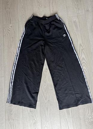Спортивні штани adidas оригінальні ,широкі чорні з лампасами🖤