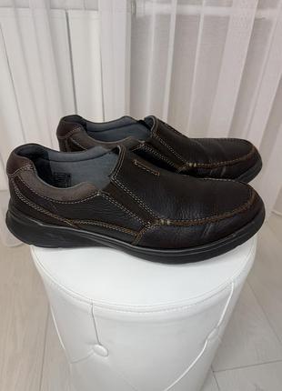 Чоловічі шкіряні туфлі clarks cotrell step