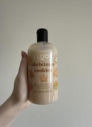 Гель та піна для душу i love cosmetics christmas cookie (різдвяне печиво), 500 мл