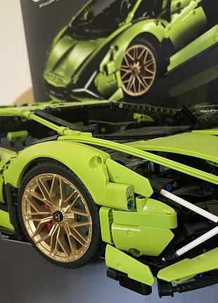 Конструктор lego technic lamborghini sián fkp 37 (42115) салатовий