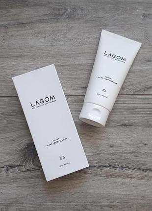 Пінка для вмивання lagom cellup micro foam cleanser 120 мл