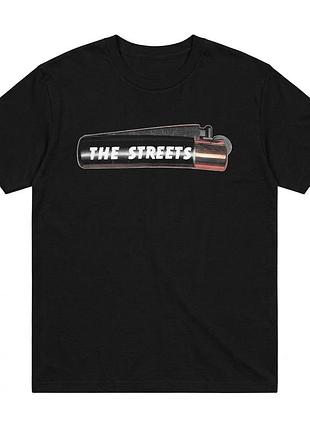 Футболка чорна з принтом the streets tour мерч
