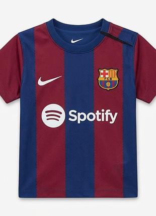 Футболка дитяча джерсі barcelona fc nike футбольна