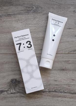 Гель для вмивання b:lab perfect balance 7:3 cica barrier gentle morning cleanser, 120 мл