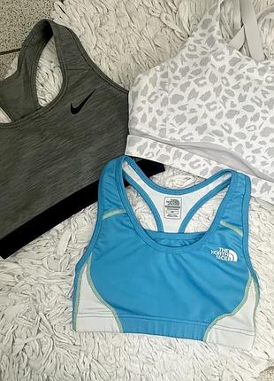 Спортивний топ nike сірий s-m