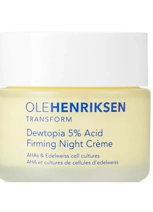 Ночной крем для лица с 5% aha-кислотами olehenriksen transform dewtopia 5% acid firming night cream, 50 мл