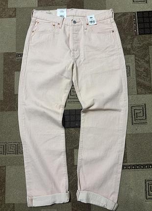 Джинси levi's 501 regular fit рожеві
