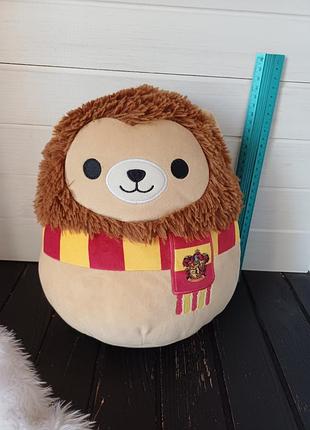 Декоративная подушка сквиш лев грифиндора от squishmallows гарри поттер