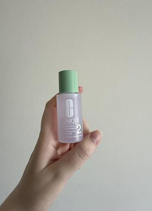 Відлущувальний лосьйон для комбінованої шкіри clinique clarifying lotion 2 (3-step system), 30 мл