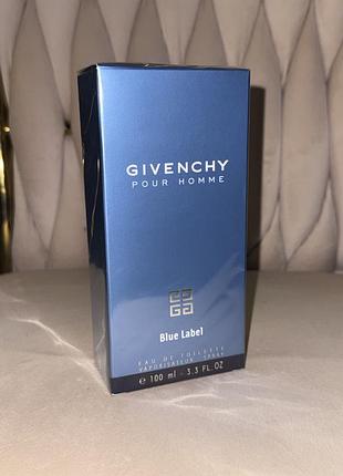 Розкішний аромат givenchy blue label pour homme  франція чоловічі парфуми духи живанши