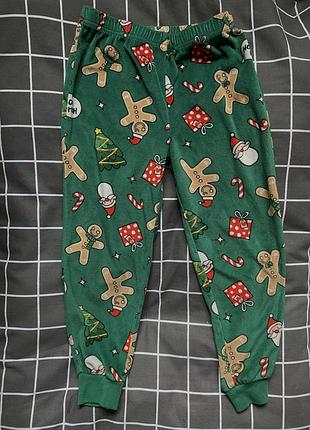 Новорічні піжамні штанці для хлопчика 🎄🦌