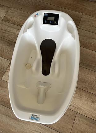 Дитяча розумна ванночка з вагами і термодатчиком aqua scale