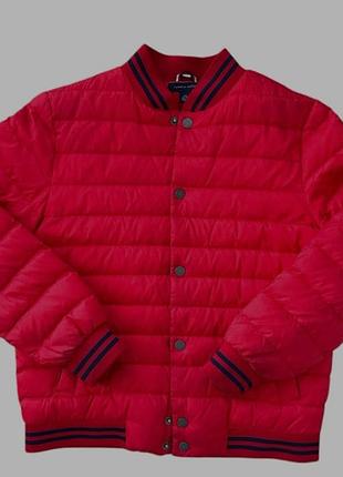 Куртка дитяча tommy hilfiger стьобана червона