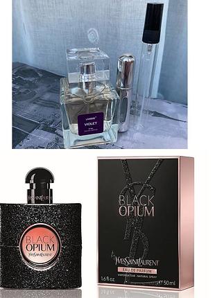 Парфумована вода lambre violet (стиль black opium) 5 мл та 10 мл для жінок