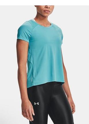 Футболка жіноча under armour спортивна бірюзово-блакитна