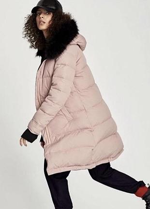Двосторонній пуховик zara