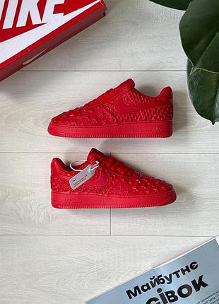 Nike air force 1 low "independence day" red 5