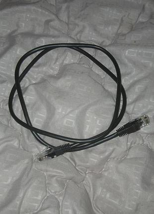 Мережевий кабель патч-корд utp rj-45 чорний