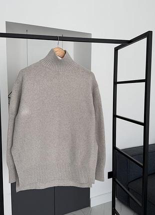 Светр жіночий h&m подовжений бежевий