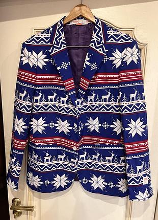 Новорічний чоловічий піджак opposuits «the rudolph»