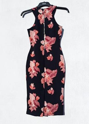 Красивое облегающее платье с цветами h&m 4